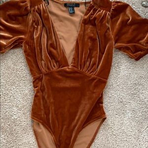 Velvet bodysuit
